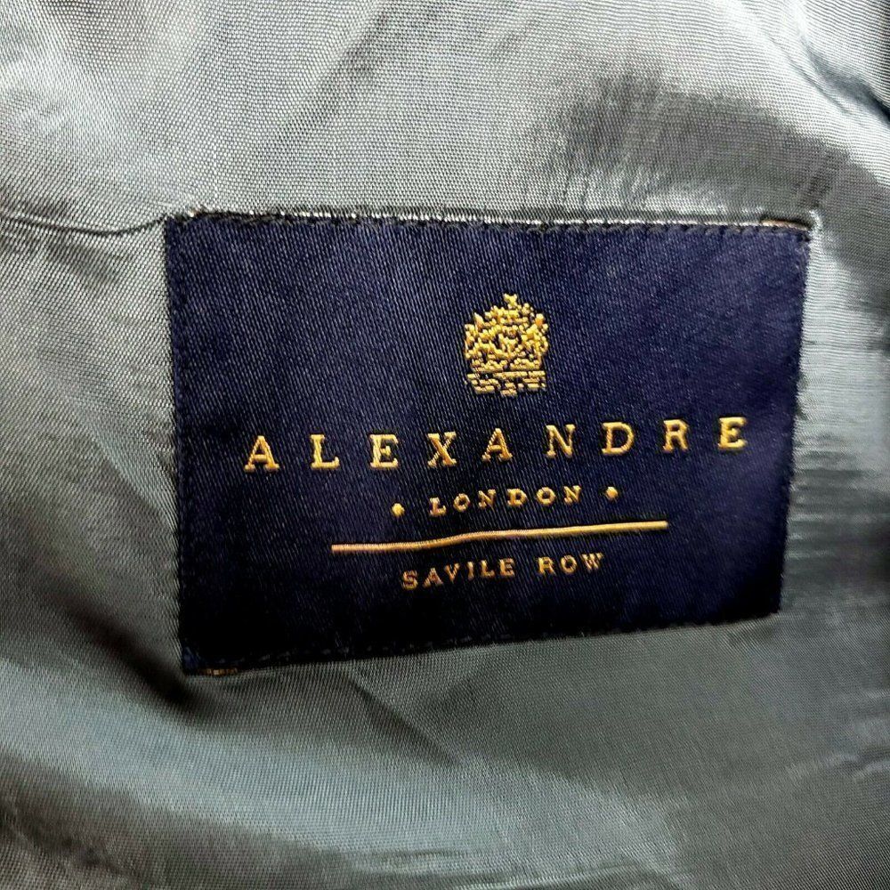 Alexandre London Savile Row 40 R 2 Button Suit - Picture 8 of 12